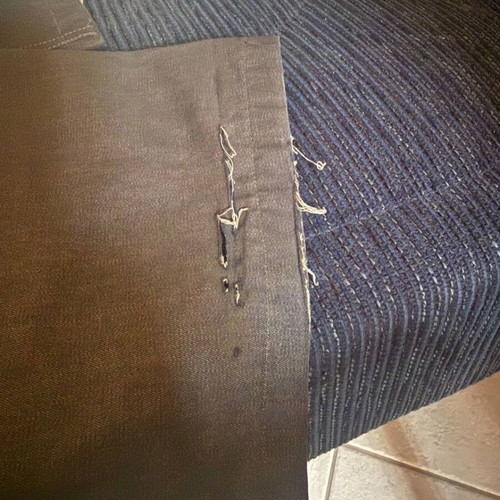 Dickies Vintage Double Knee Work Pants grey charcoal loose fit used