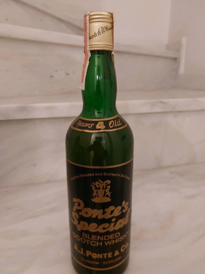 Ponte's special whiskey vintage new