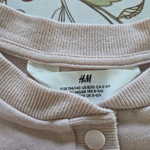 H&M Bomber Jacket like new, size 134/140, pink