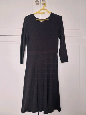 H&M knitted dress like new, black, size M