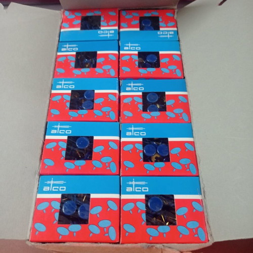 Blue pins new, pack of 50 boxes