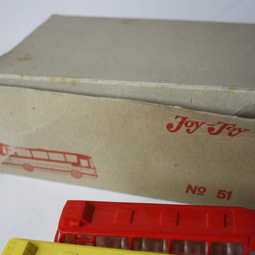 Joy Toy No 51 Mercedes Benz λεωφορεία vintage 70's, σετ 3 τεμαχίων, καινούργια