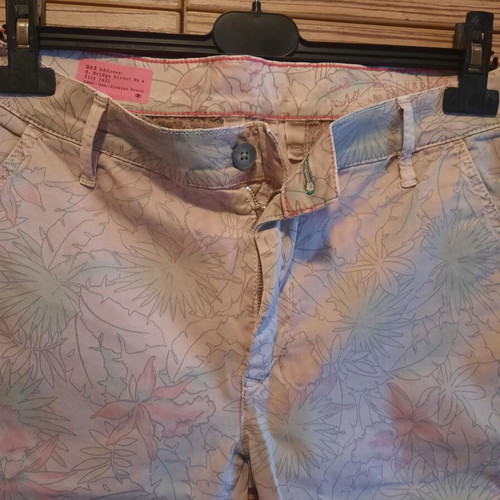 Gas men's bermuda shorts like new, gray and beige