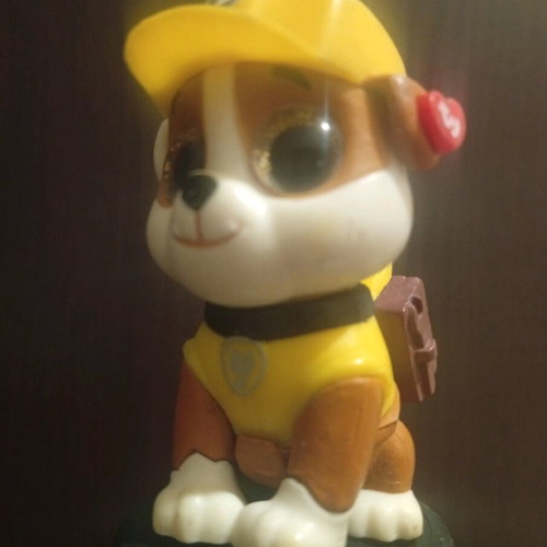 Rubble Paw Patrol Ty Mini Boos figure like new