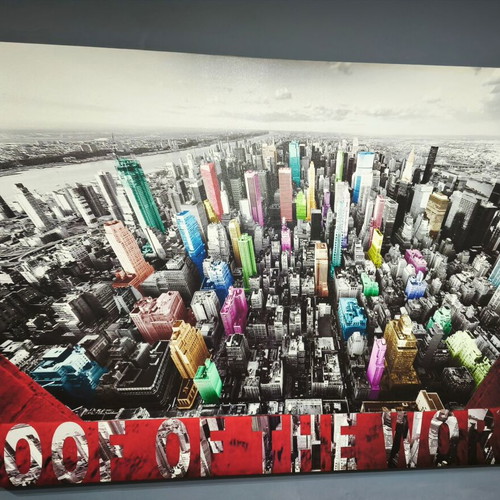 New York canvas 1x1.40 like new