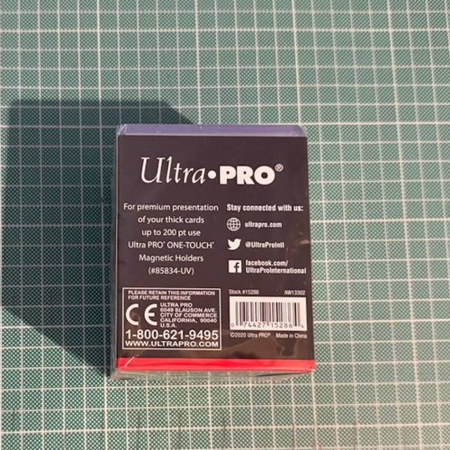 Ultra Pro 3" x 4" Super Thick Toploaders sealed, premium card protection