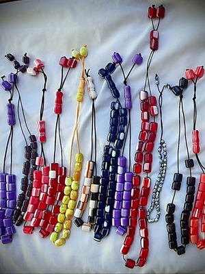 Handmade Worry Beads Pack of 16 in Various Colors