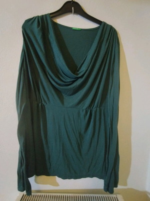 Benetton blouse like new, size L, suitable for pregnancy