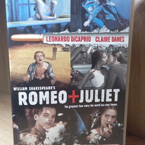 Romeo + Juliet VHS tape, English original, no subtitles