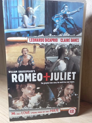 Romeo + Juliet VHS tape, English original, no subtitles