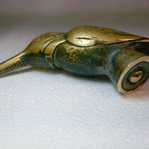 Brass decorative bird used