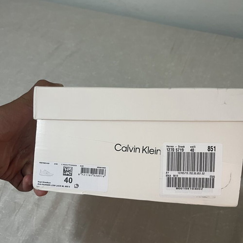 Calvin Klein Sneakers new, size 40, black and white
