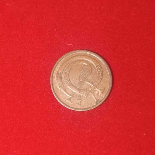 Half Penny Coin of Ireland used
