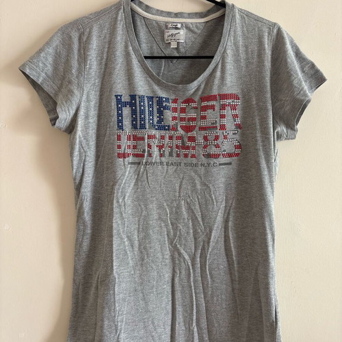 Tommy Hilfiger grey T-shirt used, size L