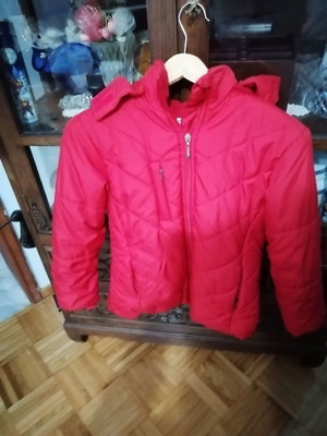 Outburst kids jacket new, red, size 128 cm for 7-8 years old girls