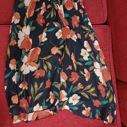 Floral dress Foresta Bella light, like new, size L/XL