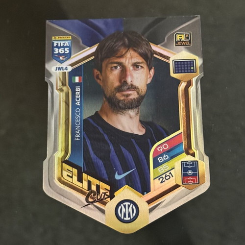 2026 Panini Adrenalyn XL Fifa 365 Francesco Acerbi Elite Cut card new