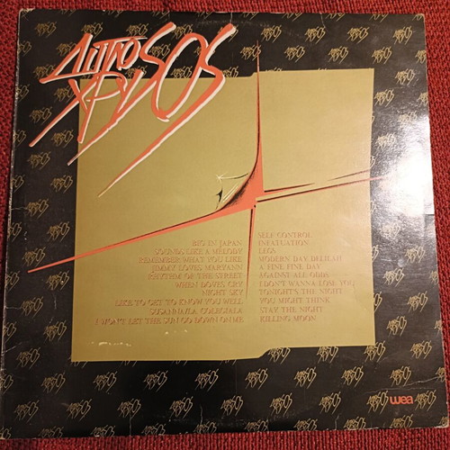 Diplós Chrysos 2LP vinyl compilation 1984 used, pop & rock hits '80s
