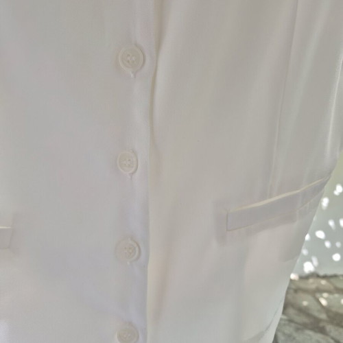 Vest cream like new, soft flowing fabric, size XL
