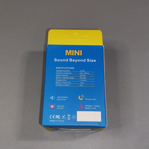Portable Mini Bluetooth Speaker New Silver