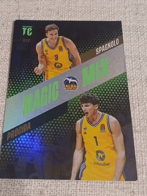 Panini Top Class Magic Mix Alba Berlin κάρτα μπάσκετ Matteo Spagnolo Gabriele Procida