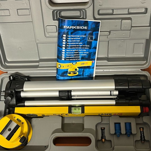 Parkside Laser Level Kit LASER 670 with tripod new