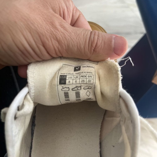 Veja sneakers size 39 used, white athletic shoes