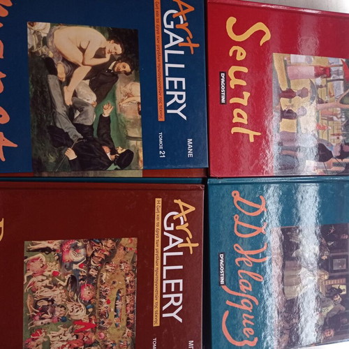 Art Gallery 17 volumes like new with works of great painters