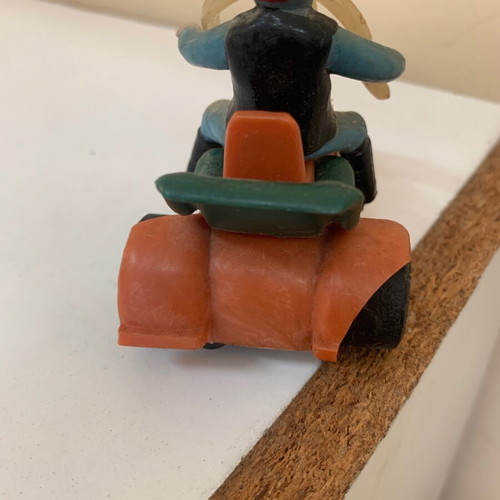 Wind-up chopper toy 1970 used, made in Hong Kong