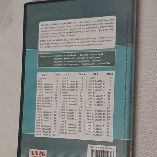 Practical English for Adults 1 Coursebook Audio 3-CD Set by Grivas Publications