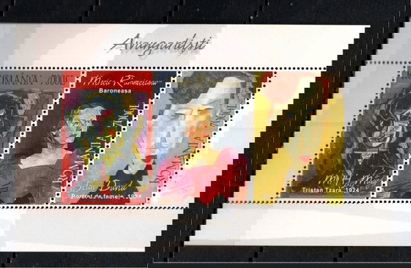 Ρουμανία 2004 Paintings  BL MNH    κομπλε σειρα φεγιε ασφραγιστα λουξ