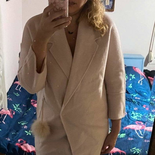 Vero Moda coat new, size L, white cream