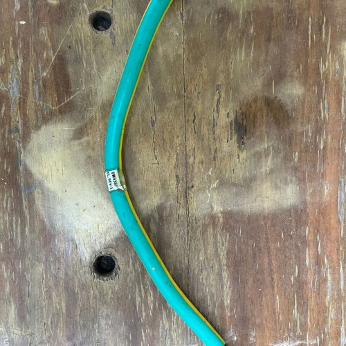 Ground fire cables used, set of 4 pieces, green/yellow