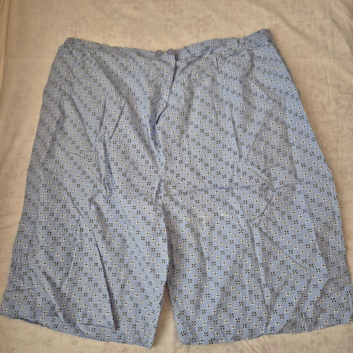 Men's pajama XXL like new, turquoise and black