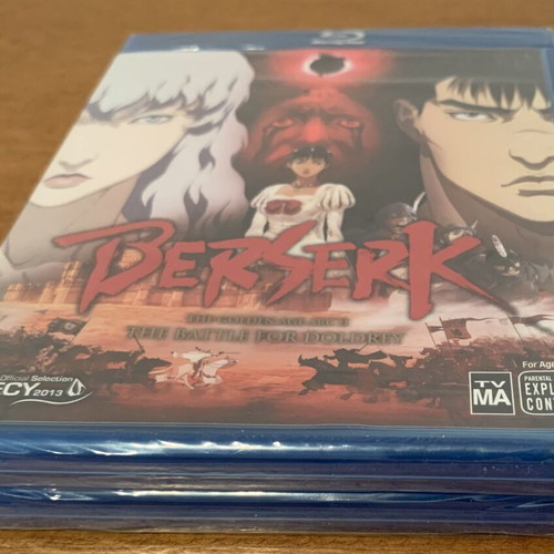 Berserk Vol#.1+Vol.#2 The Golden Age Arc I+II Blu-Ray new, sealed