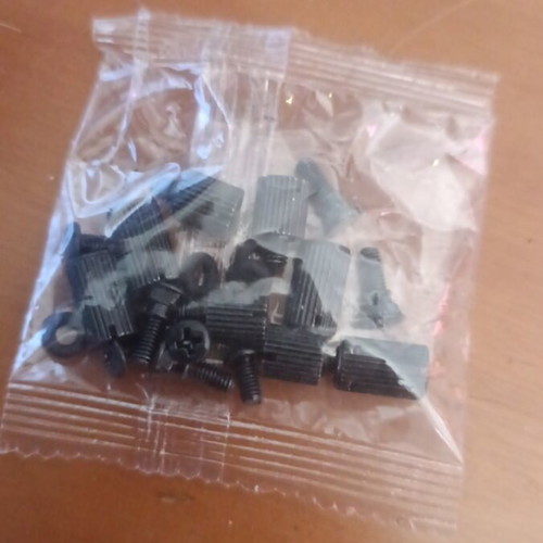 Computer screws and parts new, 4 bags