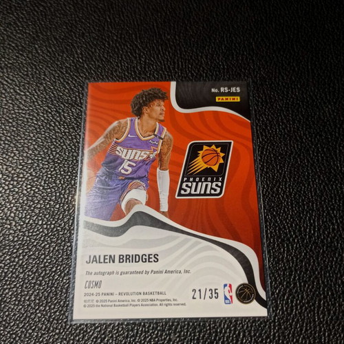 Panini Revolution Jalen Bridges Autograph RC 2024-2025 like new