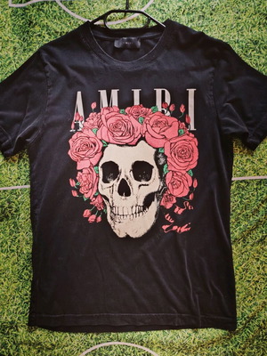 Amiri Grateful Dead памучна тениска M като ново, черна