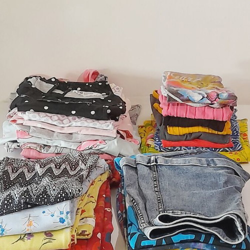 Summer clothes pack for girls aged 8-10 like new, 25 pieces