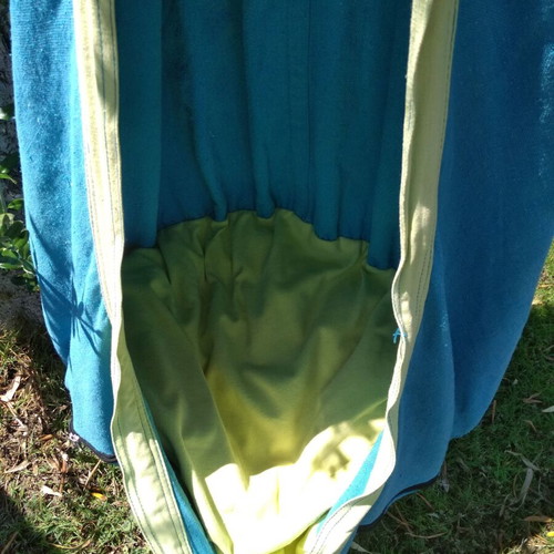 Children's hammock used, fabric with pillow, holds up to 80 kg