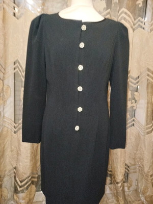 Dress black vintage like new, size S