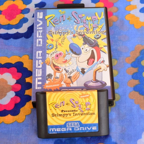 The Ren & Stimpy Show Presents: Stimpy's Invention Sega Mega Drive game like new
