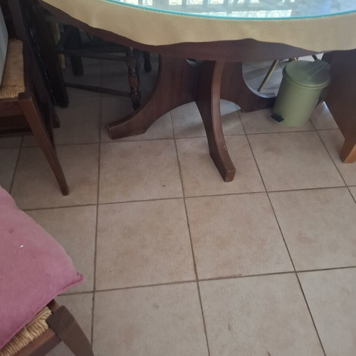 Rotonda wooden table like new, oak vintage