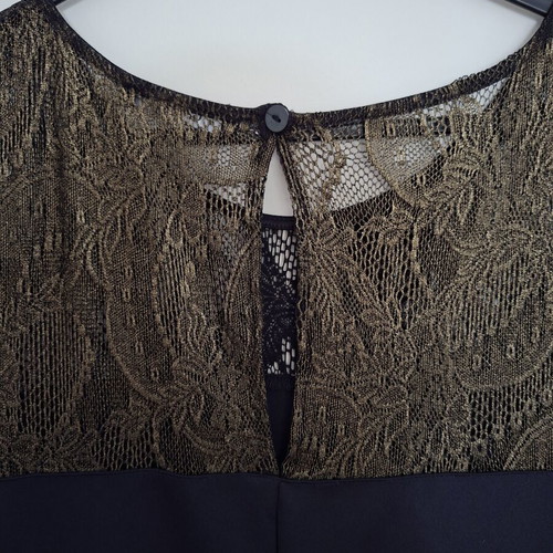 George dress black with gold lace new, size EUR 42