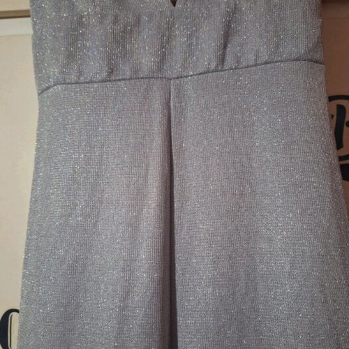 Silver one-piece jumpsuit XS like new