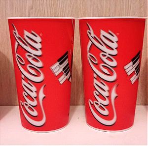Coca Cola Συλλεκτικά πλαστικα 3D ποτηρια Music On The Coke Side Of Life σετ