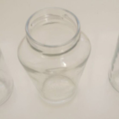 Glass jars set of 3 about 300ml like new, no lids