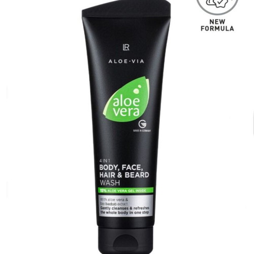 Aloe Vera 4in1 Shampoo for Body, Face, Hair and Beard new