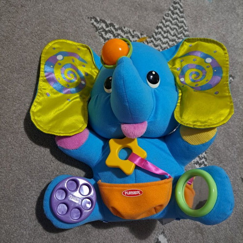 Hasbro Playskool Busy Elephant toy for fine motor skills used