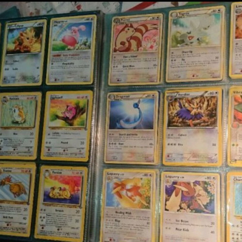 Pokemon cards like new with album and collectible value